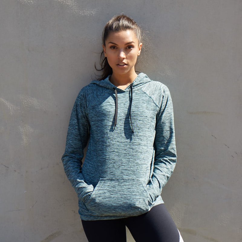 Amy Green Marl Hoodie