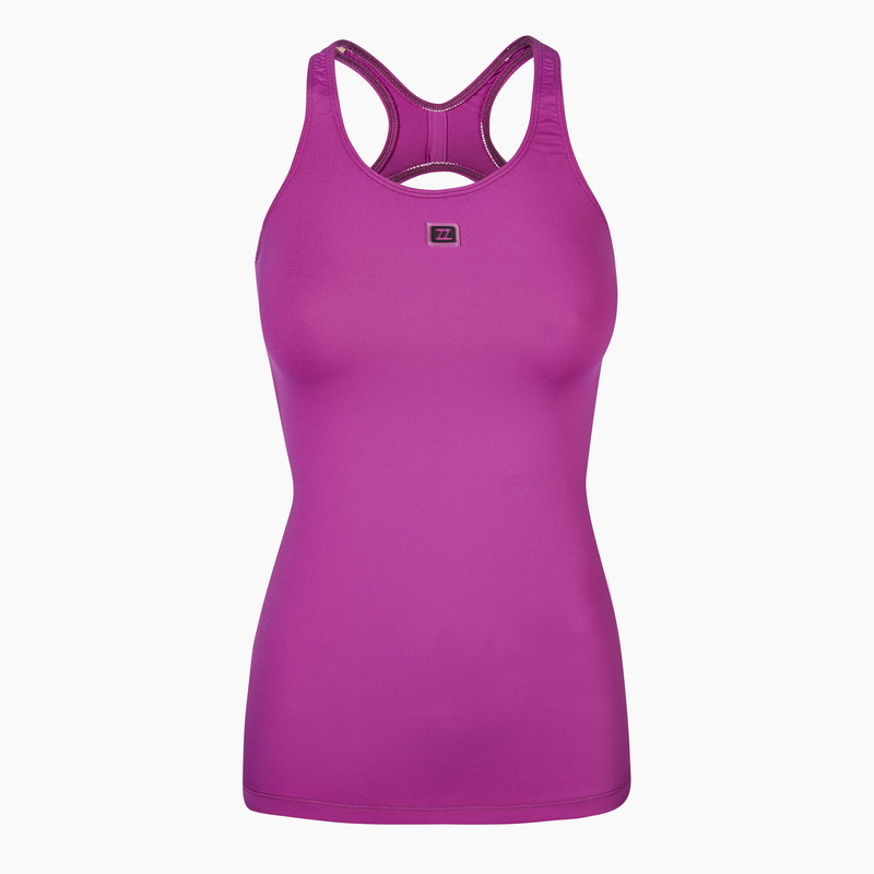 Ella Deep Magenta Open-back Vest