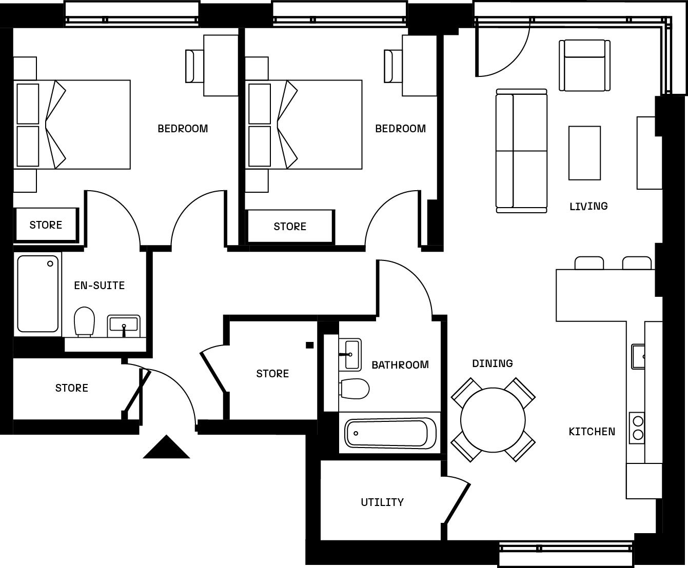 2 Bed C A07, Brickfield Square, Brickfield Drive, Dublin 12 is for rent