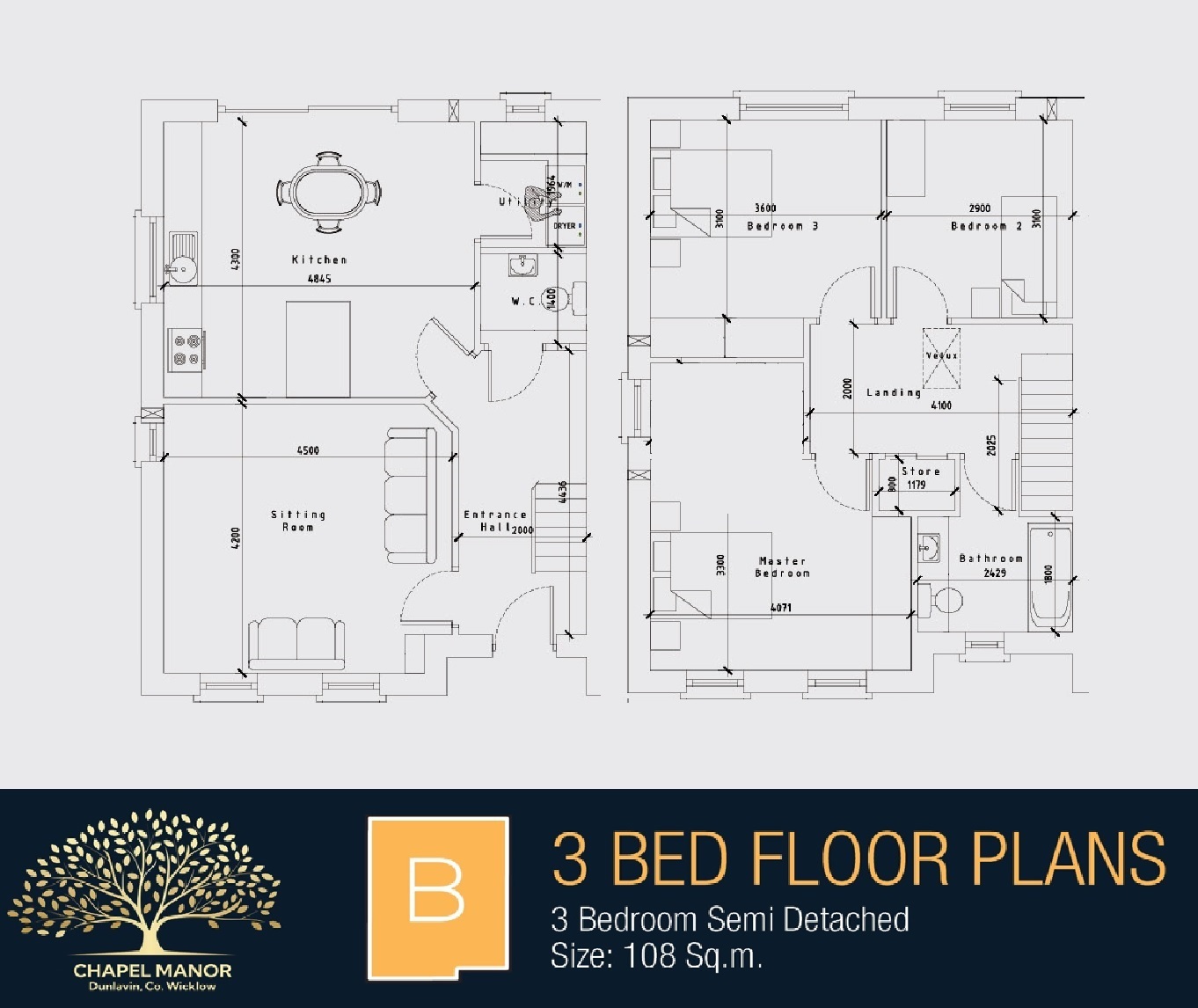 House Type B, Chapel Manor, House Type B, Chapel Manor, Chapel Manor