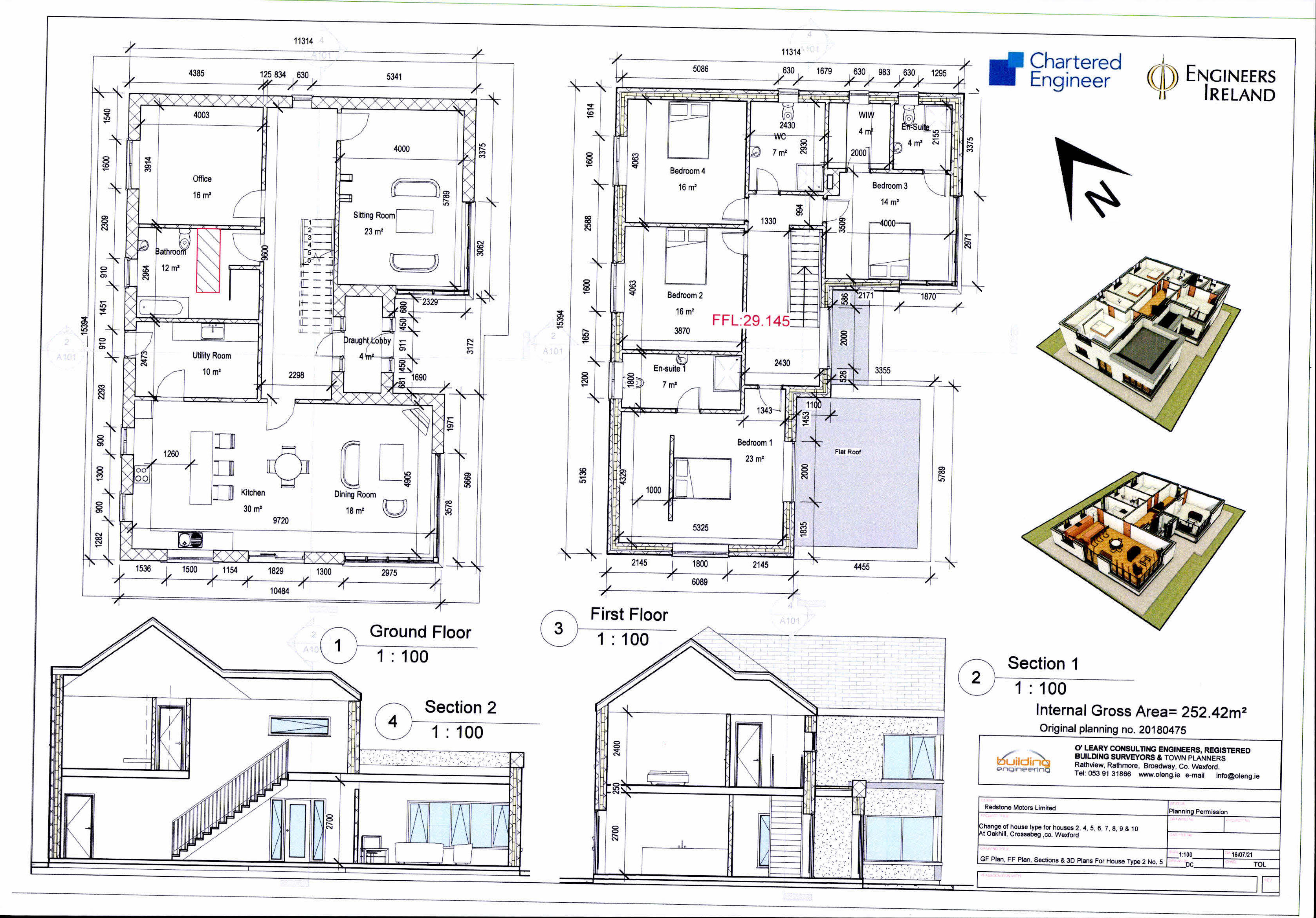 House Type 2, Oakhill, House Type 2, Oakhill, Oakhill, Crossabeg
