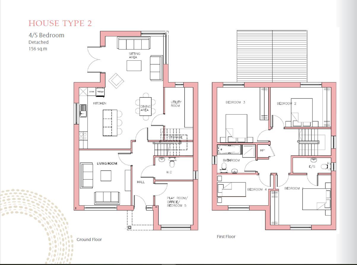 House Type 2, Carraig Nua, House Type 2, Carraig Nua, Carraig Nua, Old
