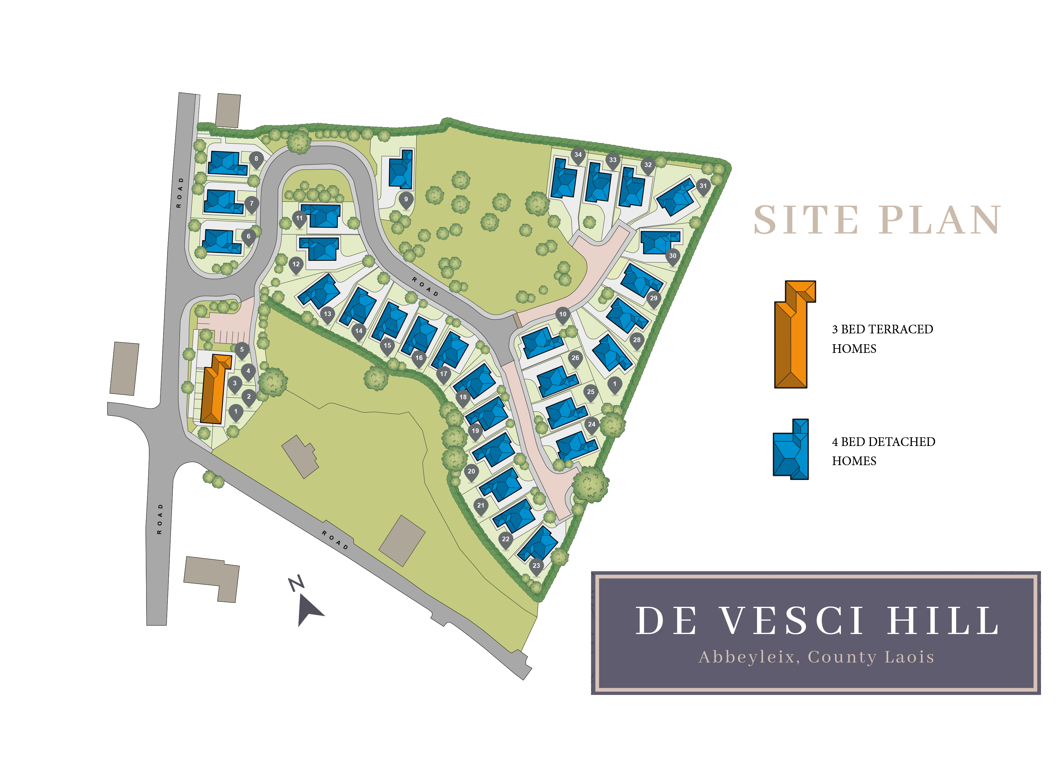 De Vesci Hill, De Vesci Hill, Main Street, Abbeyleix, Abbeyleix, Co