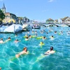 SCHWIMMEN MIT KLEIDERTRANSPORT GRÜN 3, BAHN 3 Frauenbad Stadthausquai - Flussbad Oberer Letten Zürich Tickets