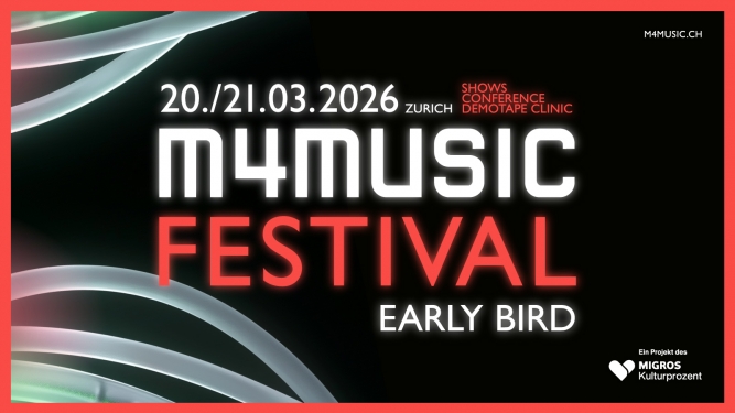 m4music Festival 2026 Schiffbau, Moods & EXIL Zürich Tickets
