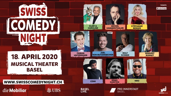 Swiss Comedy Night 2020 in Basel - Jetzt Tickets sichern!