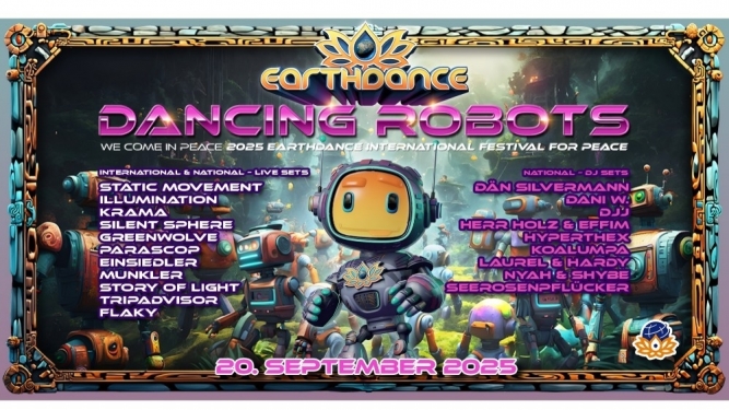 EARTHDANCE 2025 - Dancing Robots: We Come in Peace Kulturfabrik Wetzikon Biglietti
