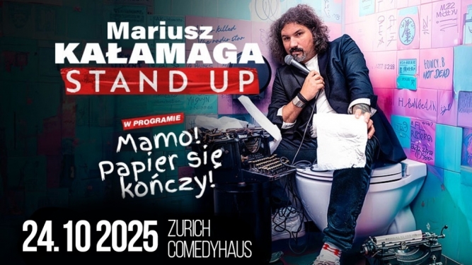 Stand up Zurich! Mariusz Kalamaga (PL) COMEDYHAUS Zürich Tickets