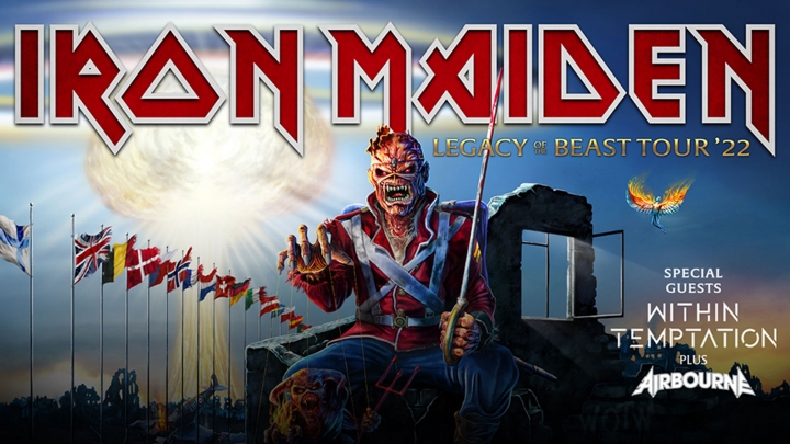 Iron Maiden, Within Temptation, Airborne - So. 31.07.2022 Iron Maiden, Within Temptation, Airborne - So. 31.07.2022