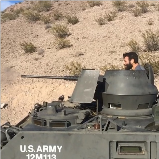 Dan Bilzerian tank