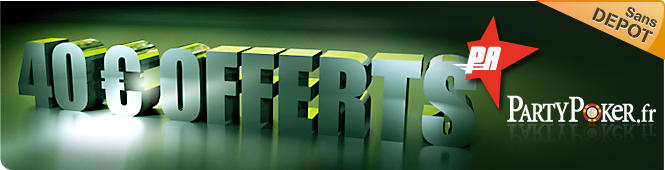 40€ offerts PartyPoker