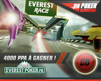 Rakerace sur Everest Poker