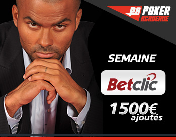 Semaine Betclic Poker 1500€ ajoutes