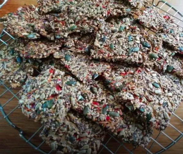 Zaden- en pittencrackers met yacon