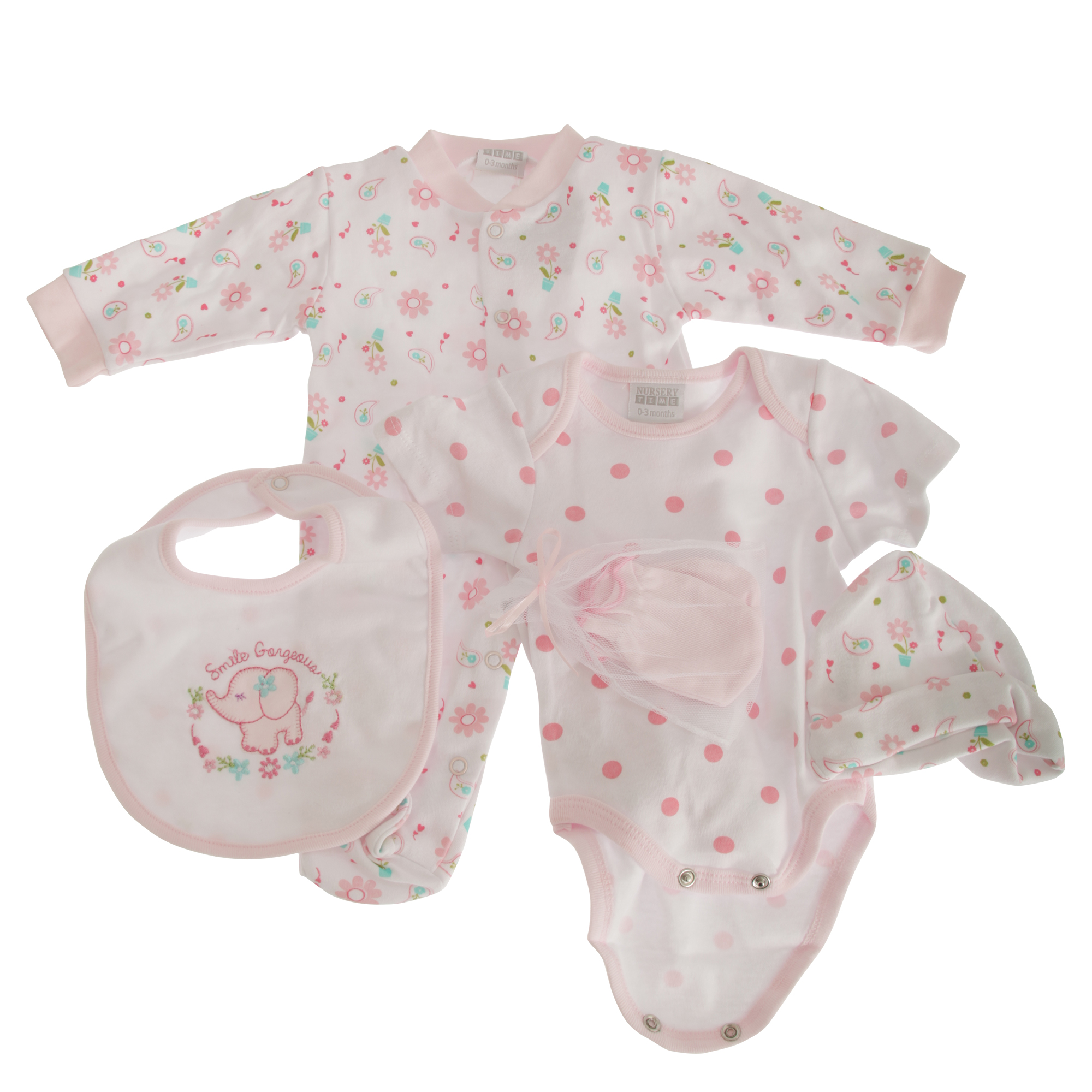Nursery Time Baby Girls Piece Floral Gift Set Baby Of Nursery Time Baby Girls Piece Floral Gift Set Baby Of