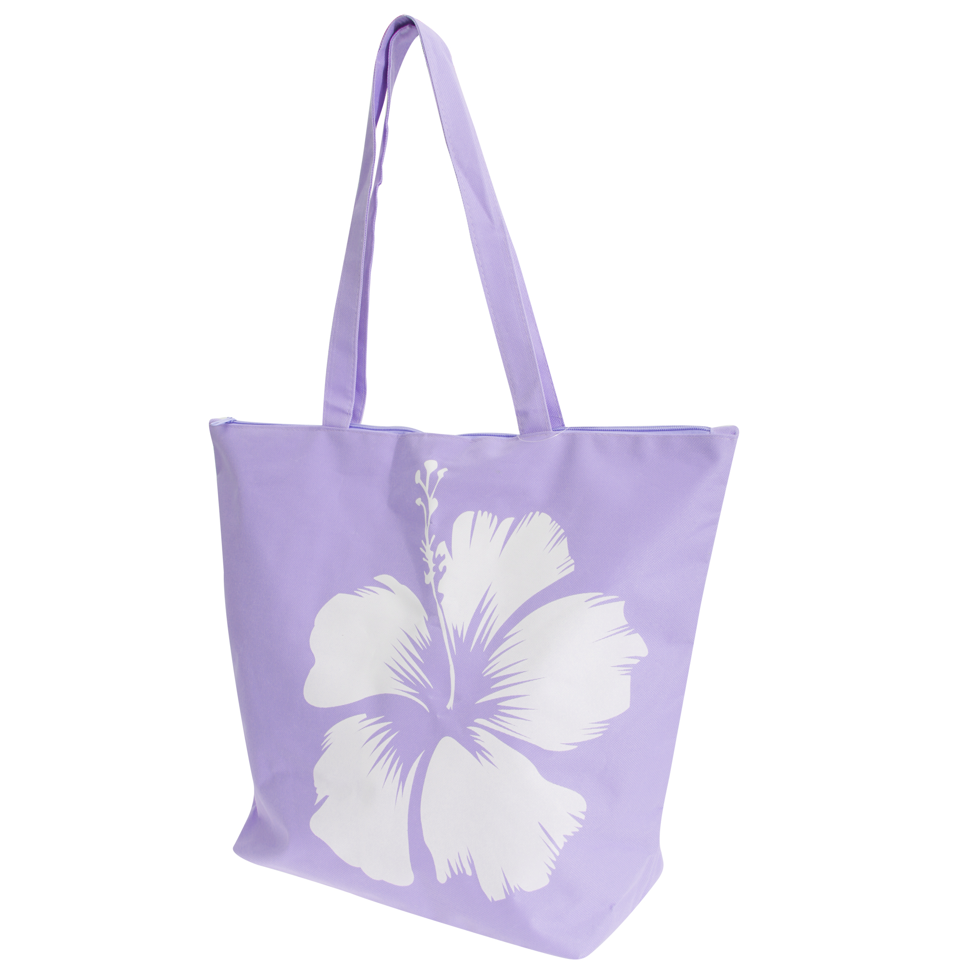 FLOSO Womens/Ladies Hawaiian Flower Summer Handbag (One Size) (Purple) FLOSO Womens/Ladies Hawaiian Flower Summer Handbag (One Size) (Purple)