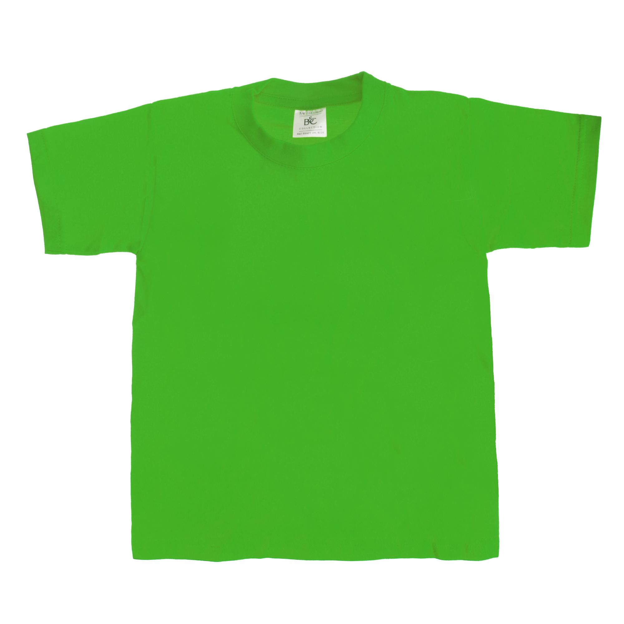 B&C Kids/Childrens Exact 190 Short Sleeved T-Shirt (7-8) (Swimming Pool)