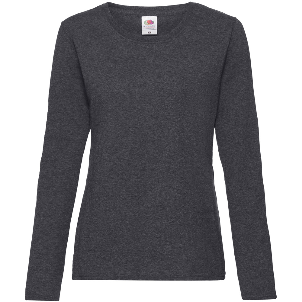 240 GSM BC2656 Fruit OF The Loom Ladies Fitted Lightweight Raglan Sweatshirt