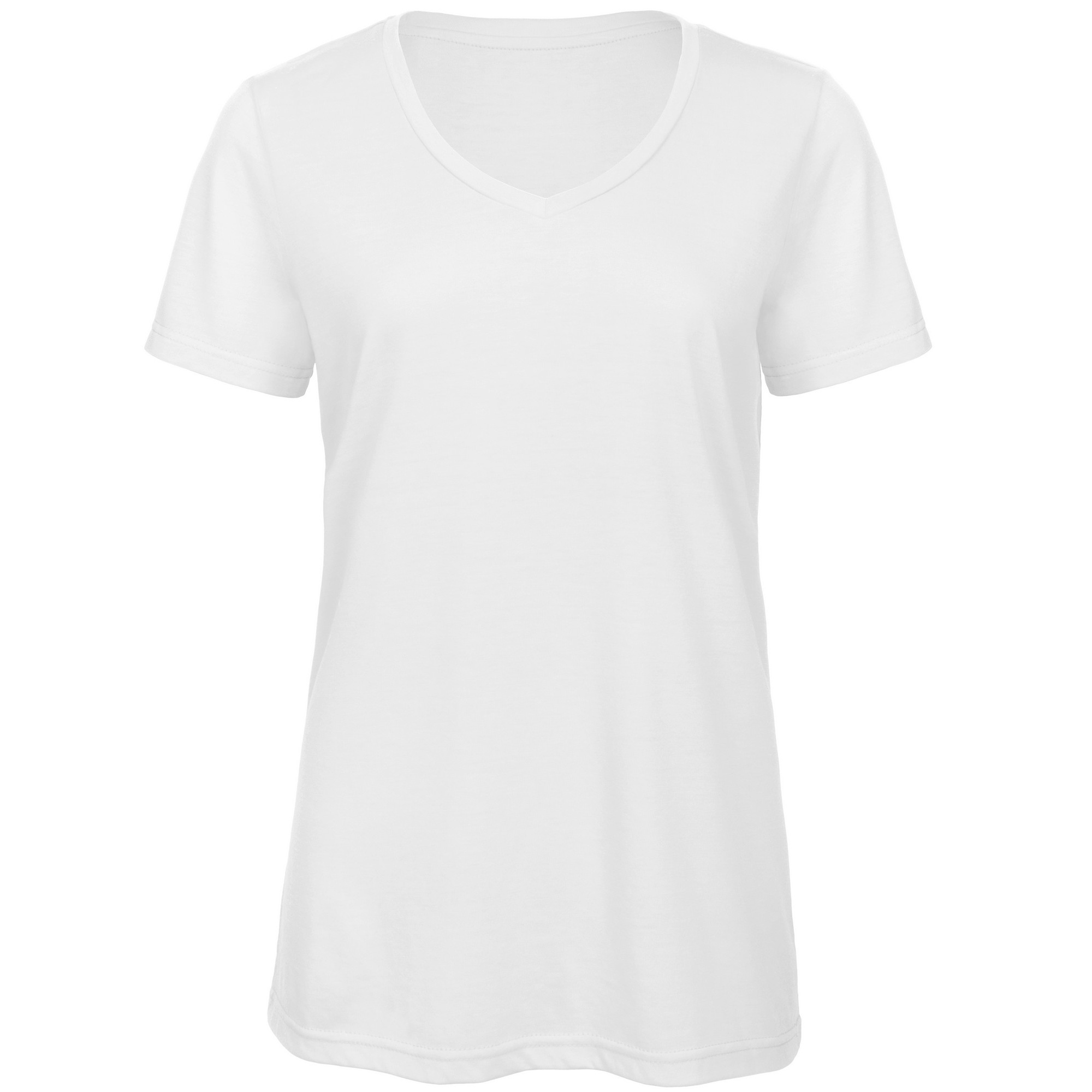 B&C - Favourite - Maglietta scollo a V in misto - BC3645 donna cotone
