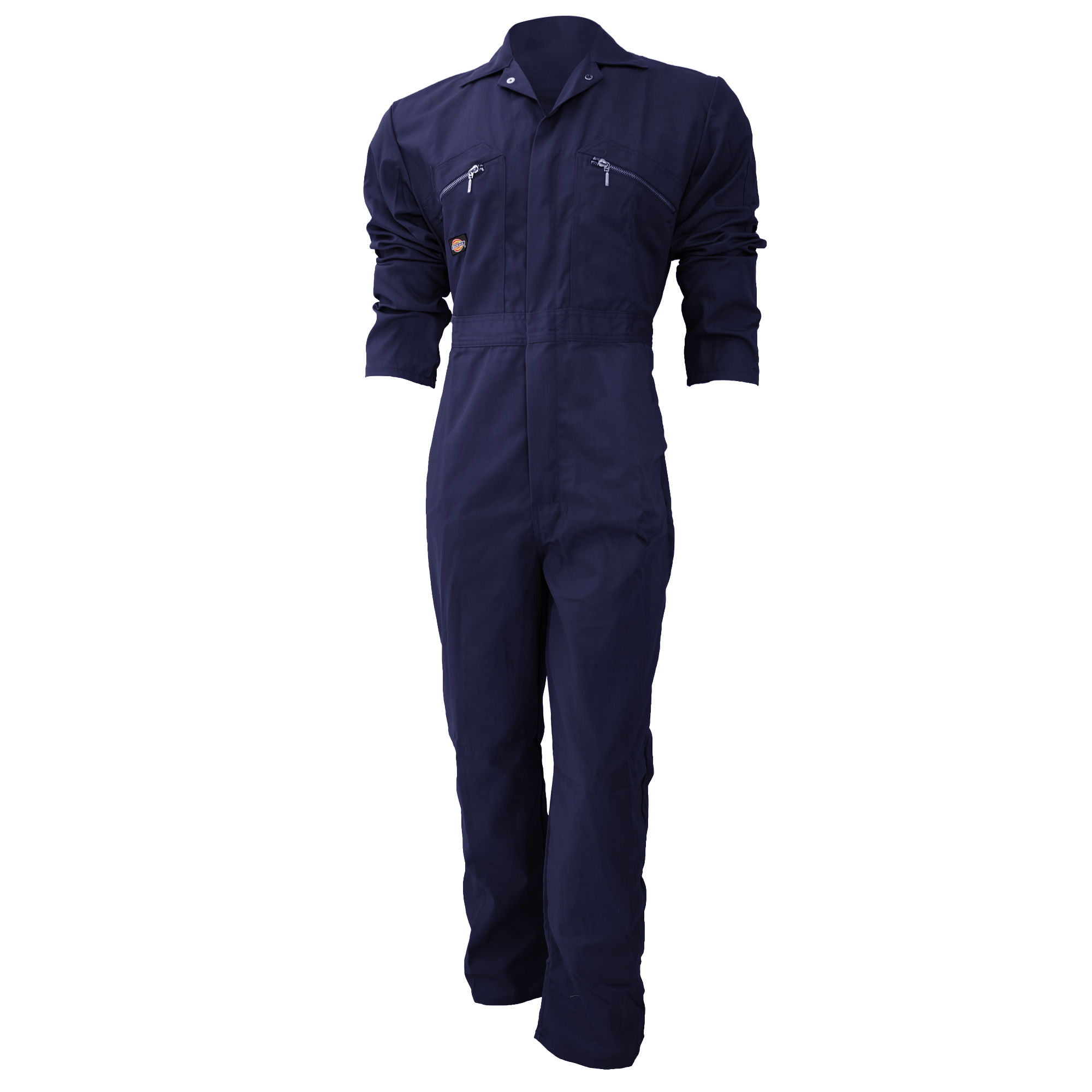 Dickies Redhawk Zip Front Coverall Regular / Mens Workwear (Pack of 2) (50inch) (Navy Blue)