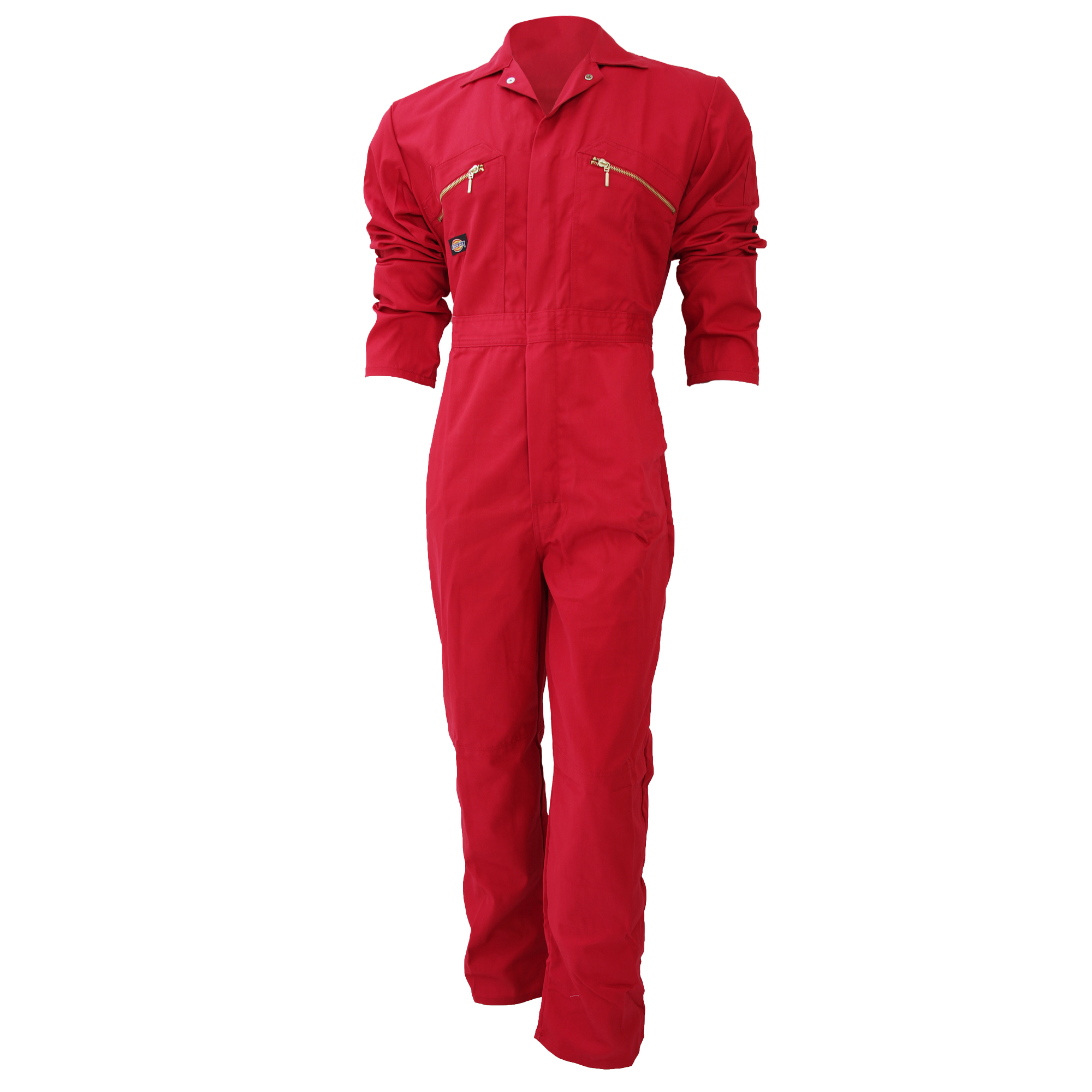 Dickies Redhawk Zip Front Coverall Regular / Mens Workwear (Pack of 2) (50inch) (Red)