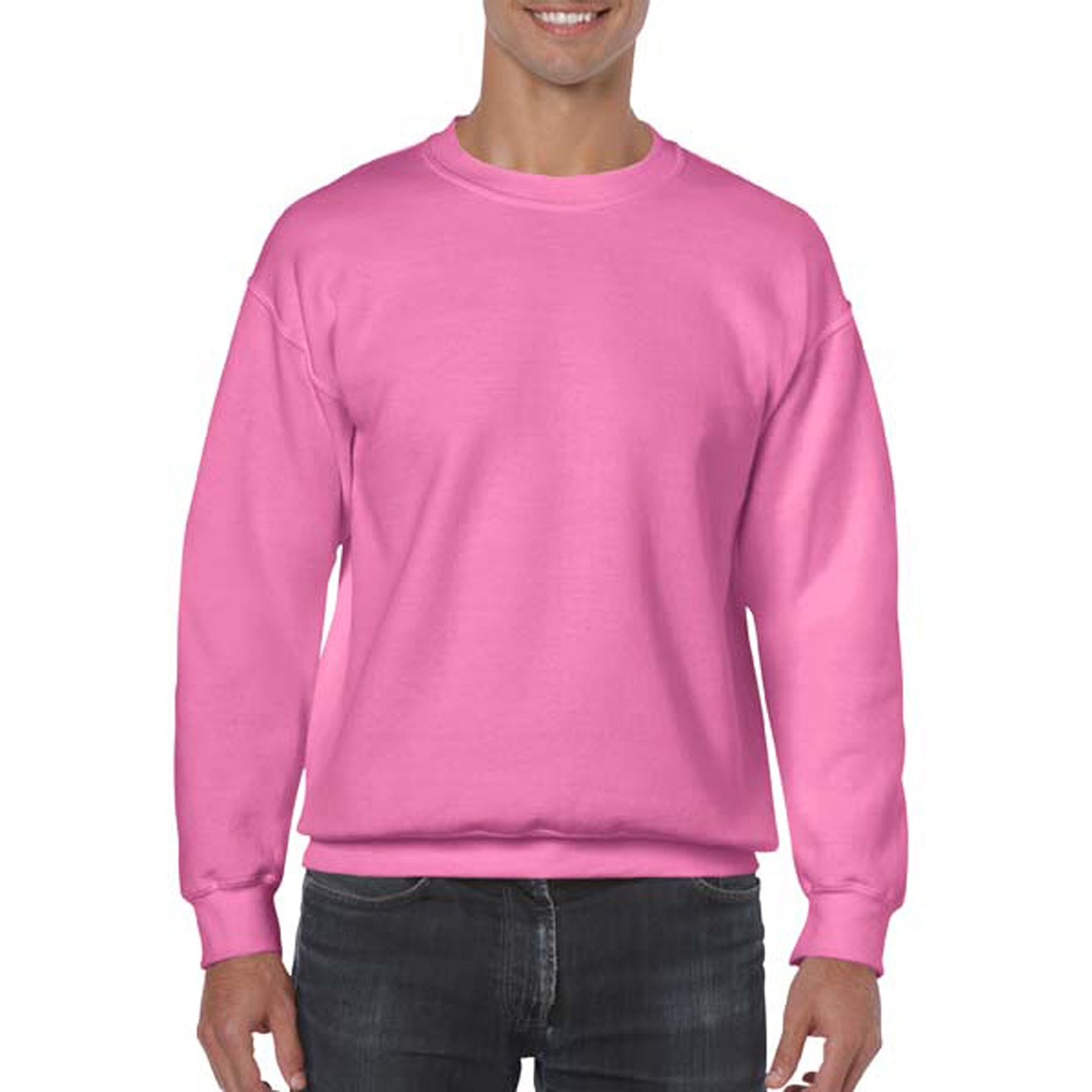 Gildan Heavy Blend Unisex Adult Mens /Womens Crewneck Plain Sweatshirt ...