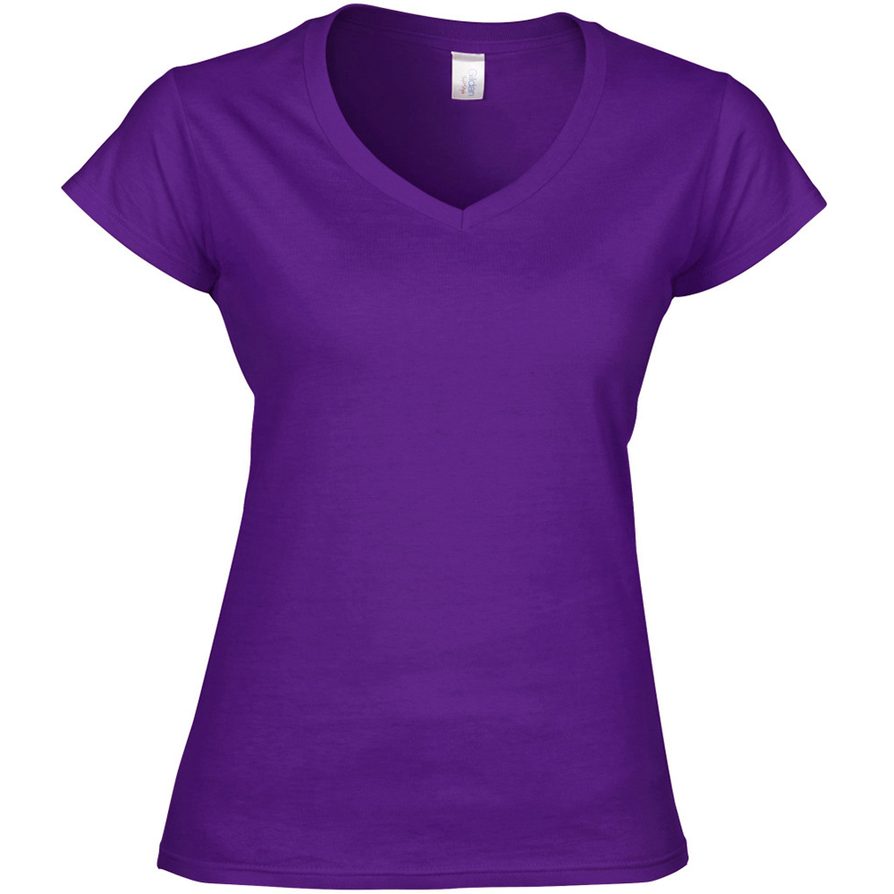 Gildan Ladies Soft Style Short Sleeve V 