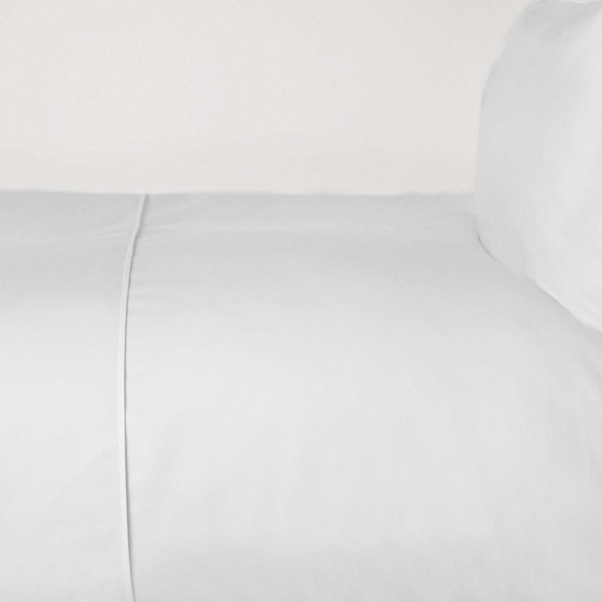 Belledorm 100% Cotton Sateen Duvet Cover (Superking) (White)