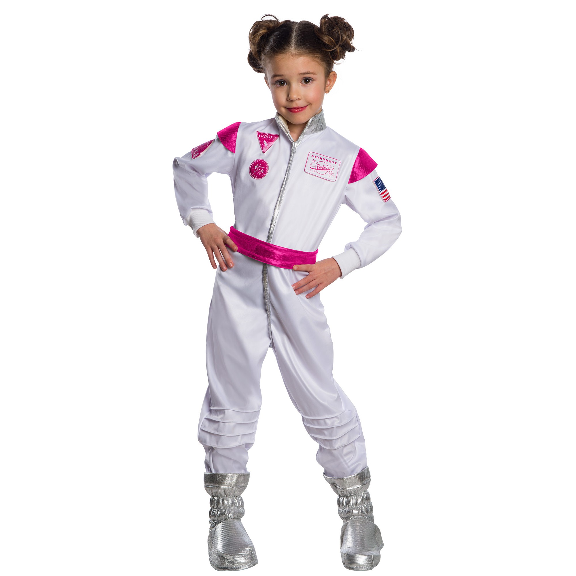 thumbnail image 2 of Barbie - Disfraz Diseño Astronauta Niñas (Blanco, Rosa), 2 of 3