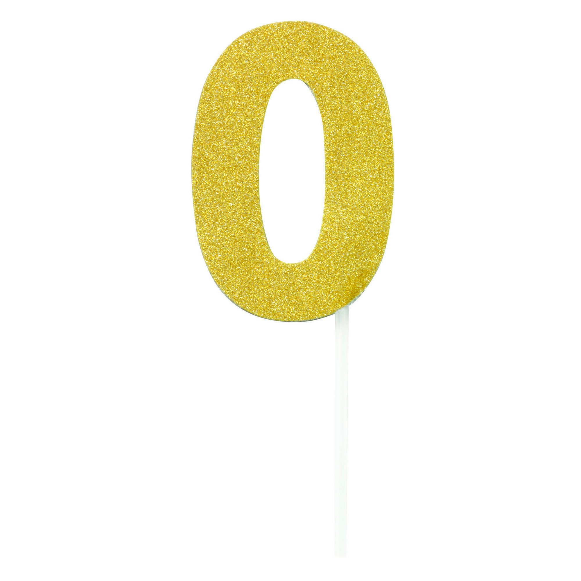- Decorazione per torta a forma di numero glitterato BN625