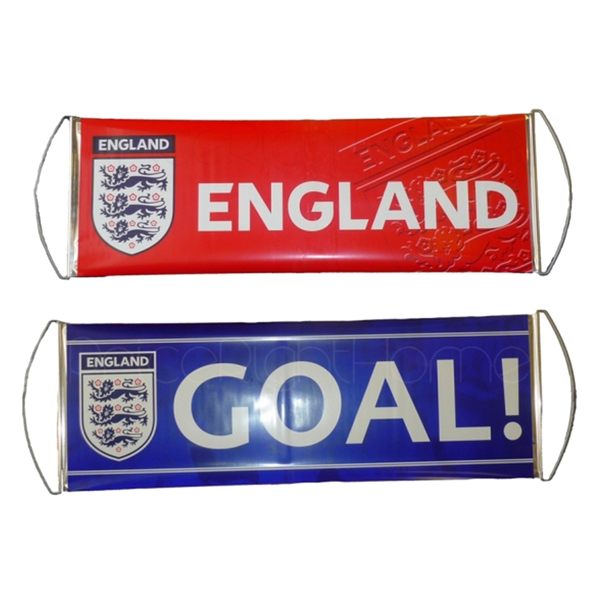 England Official Fanbana Football Banner (One Size) (Red/Blue)