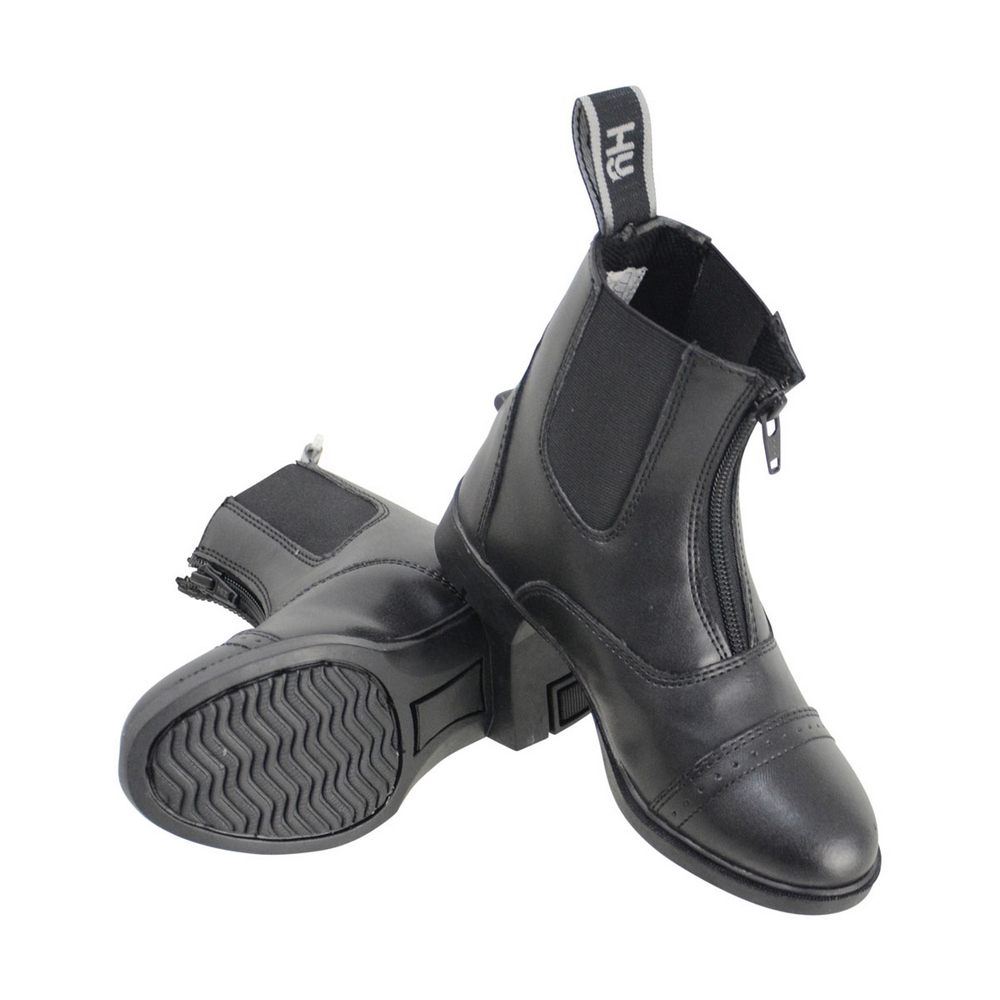 HyLAND Childrens//Kids Wax Leather Jodhpur Boots
