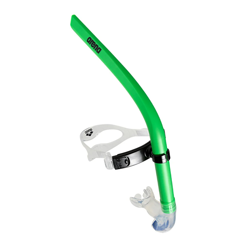 Arena Swim III Snorkel (One Size) (Green/Clear)