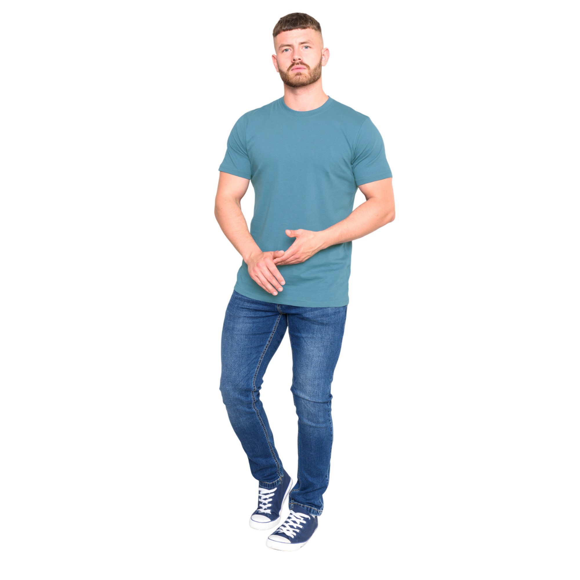 Duke Mens Flyers-2 Crew Neck T-Shirt 