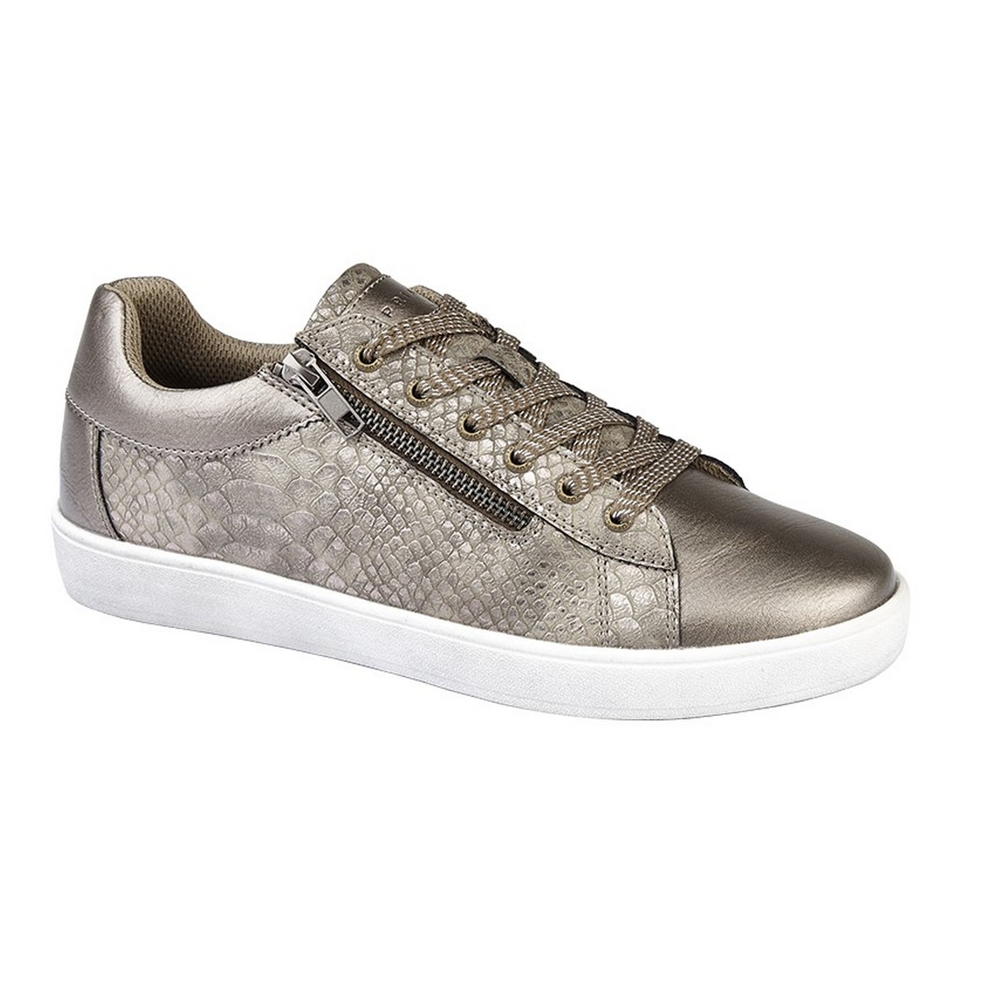 Cipriata - Zapatillas con cordones y cremallera lateral estampado de (DF1408) Cipriata - Zapatillas con cordones y cremallera lateral estampado estampado estampado de (DF1408) 96f338