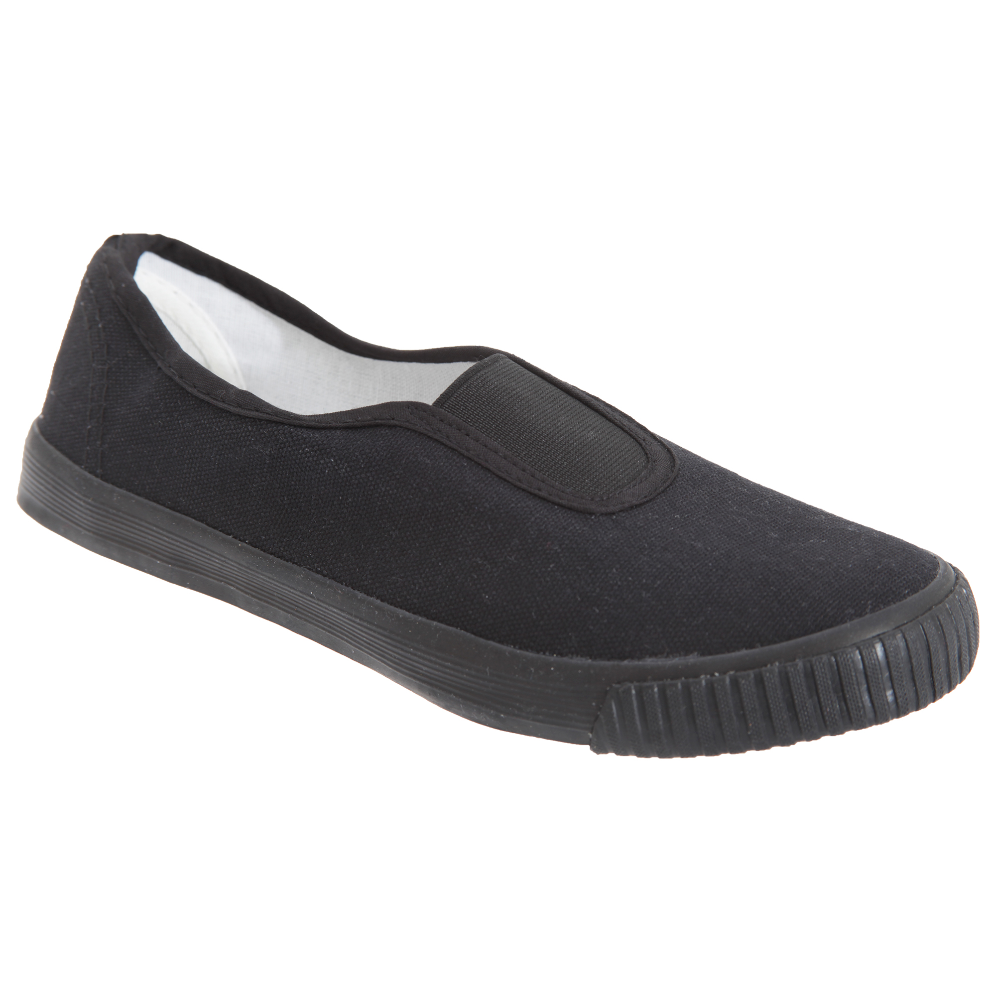 Dek Kids Unisex Junior Gusset Canvas Natural Rubber Plimsolls