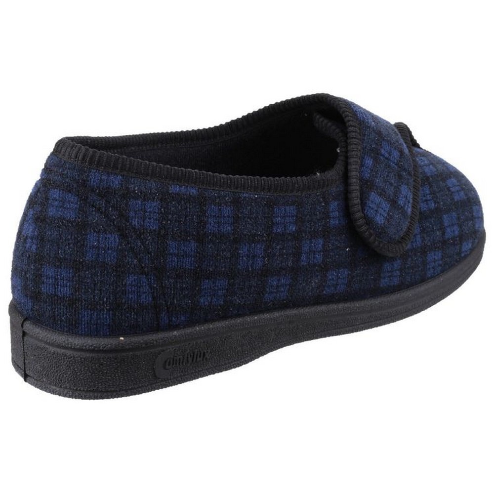 Comfylux Mens Paul Check Slippers Comfylux Mens Paul Check Slippers