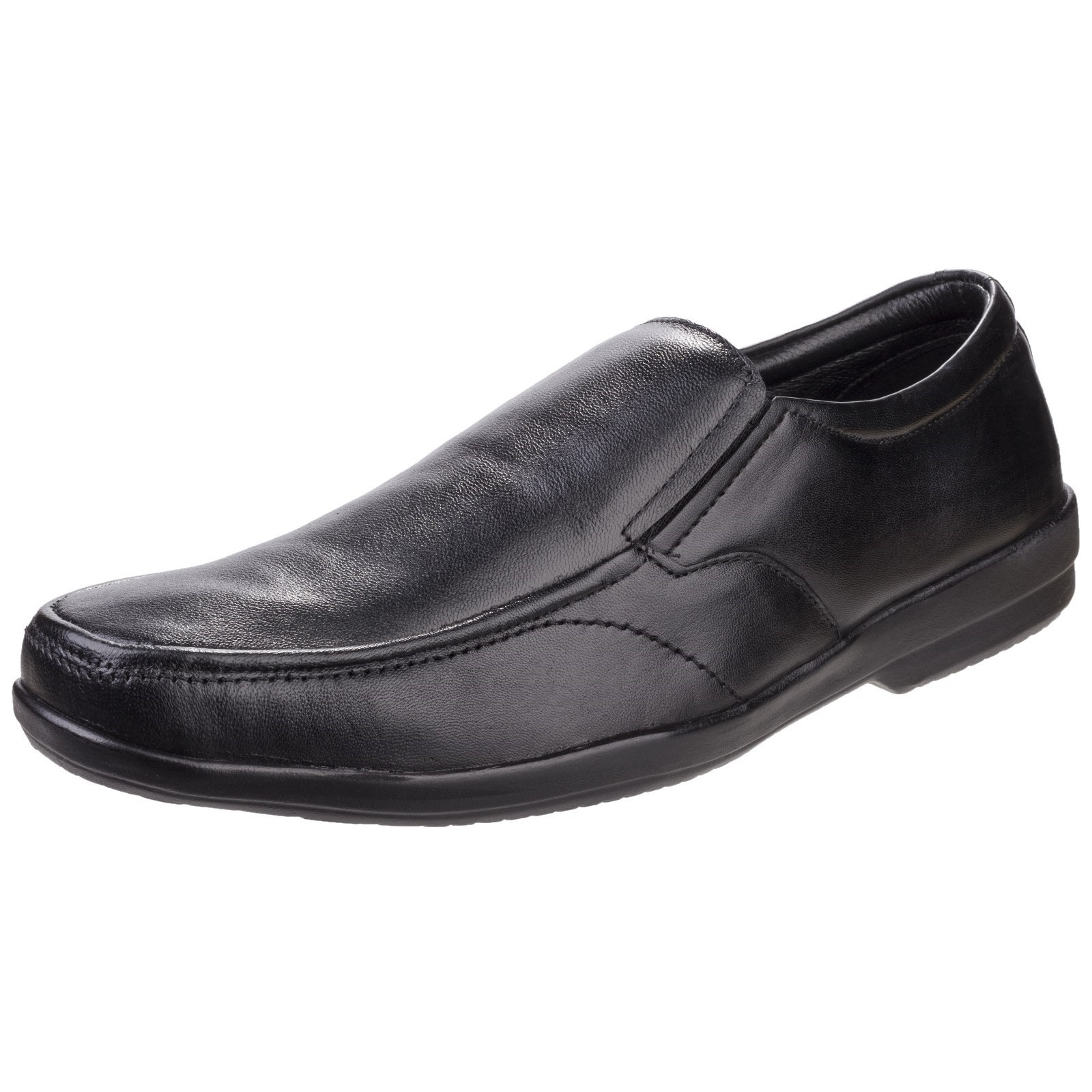 Fleet &amp; Foster Mens Alan Formal Apron Toe Slip On Shoes