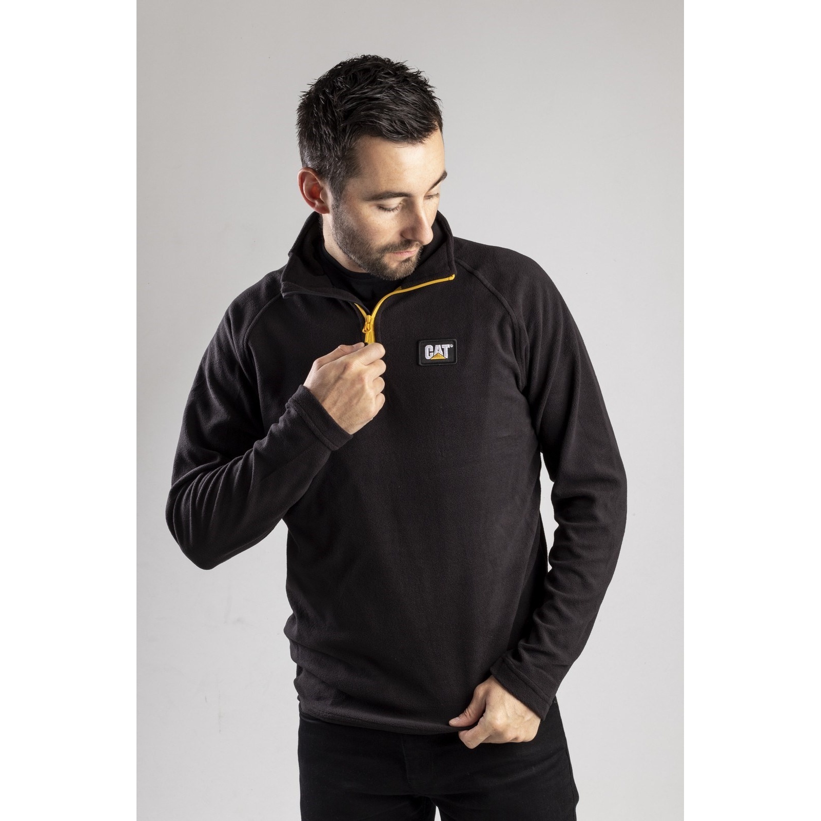 Caterpillar Concord Fleece Pullover för herrar 4XL Svart Caterpillar Concord Fleece Pullover för herrar 4XL Svart