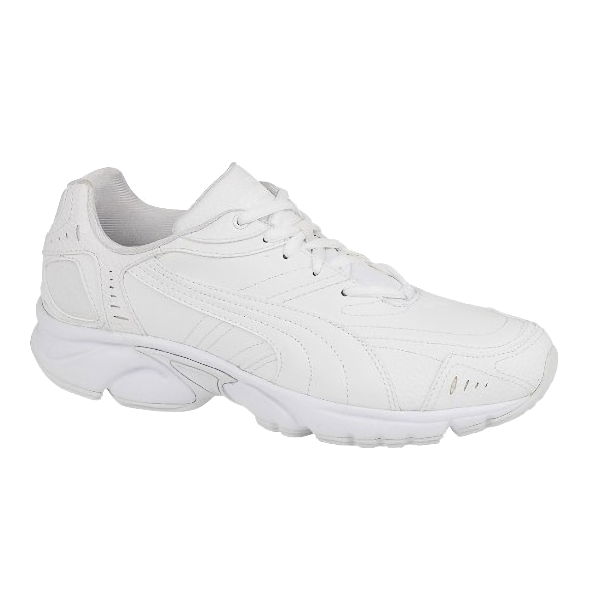 Puma Axis/Hahmer Junior Lace Non-Marking Trainer / Boys Trainers / Unisex Sports (13 UK Junior) (White)