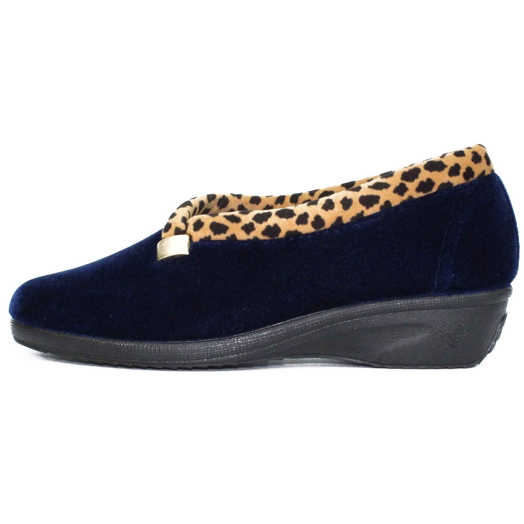 Lunar Womens/Ladies Paloma Leopard Print Slippers (GS256) | eBay