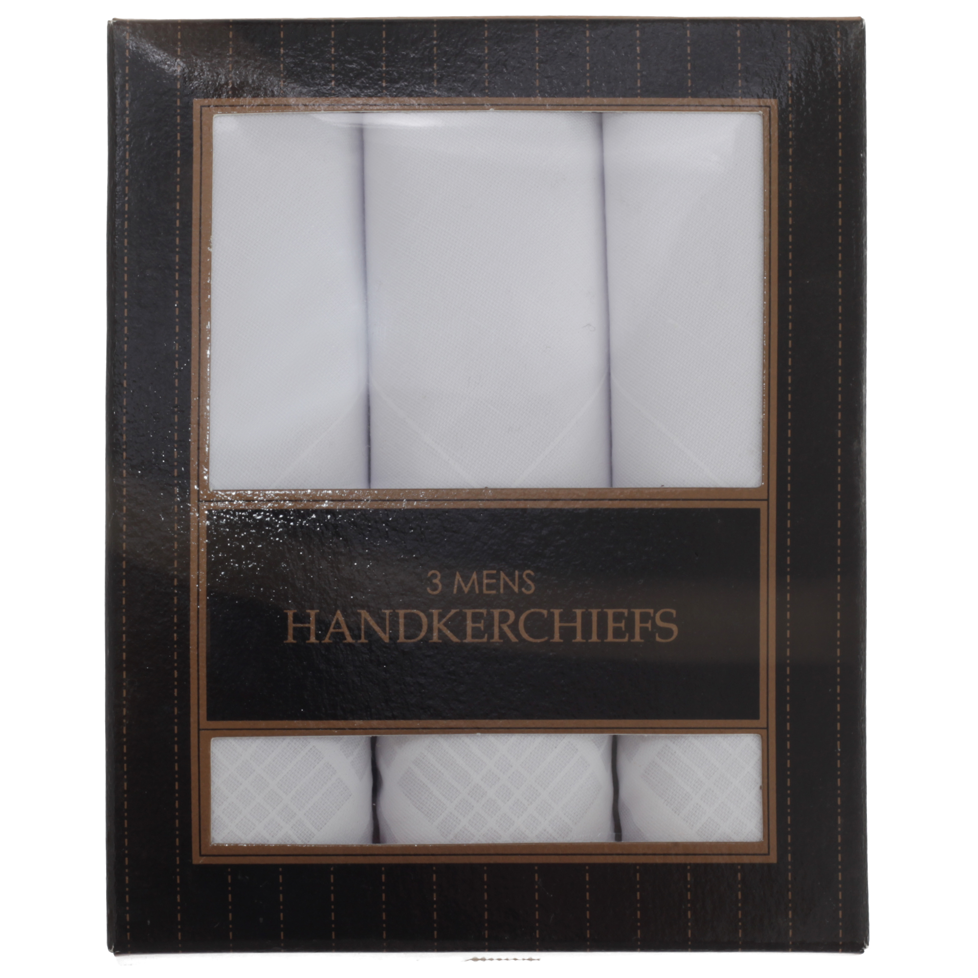Mens White Handkerchiefs Pack Of 3 (HAND115) eBay