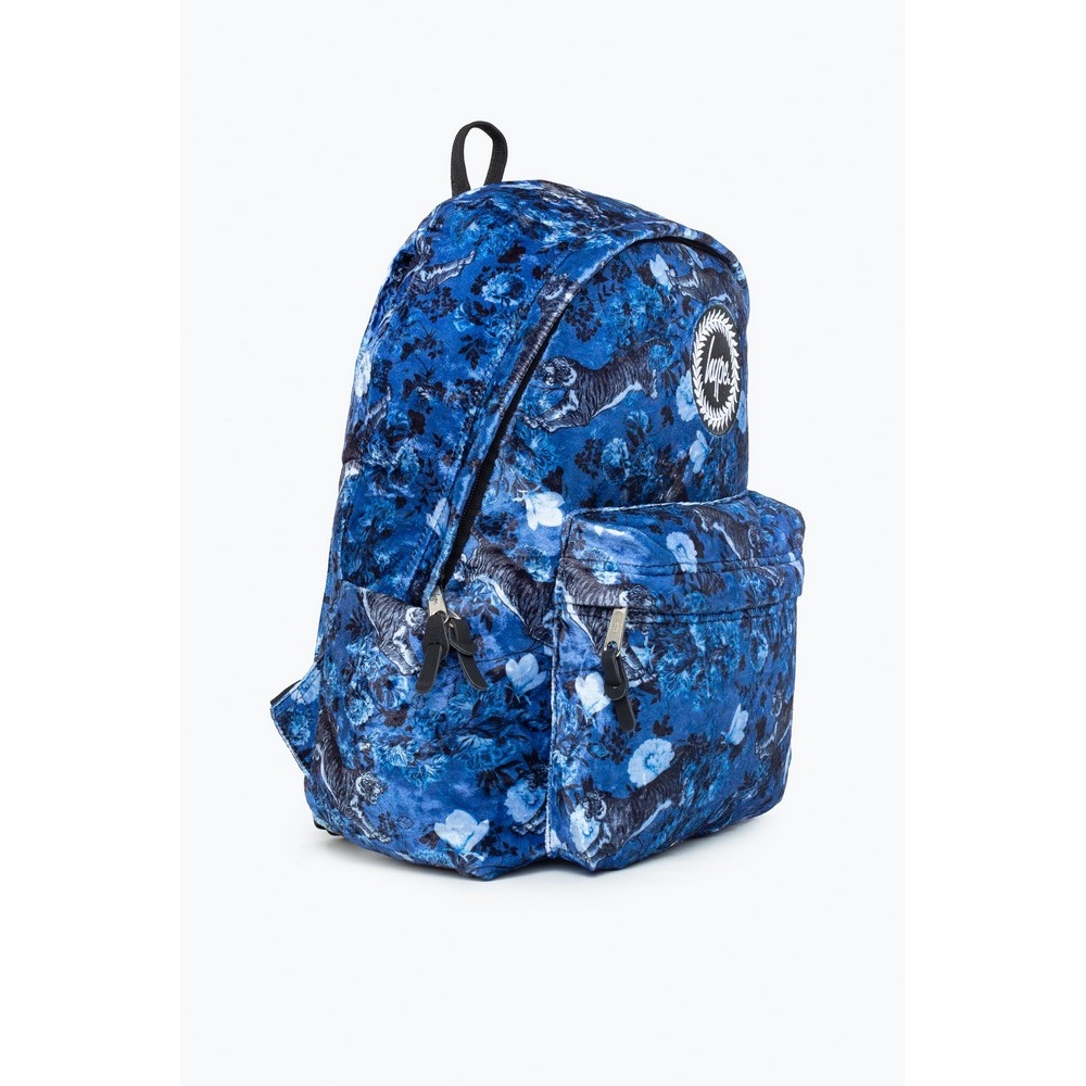 Hype Orient Floral Backpack (One Size) (Blue/Black/White)