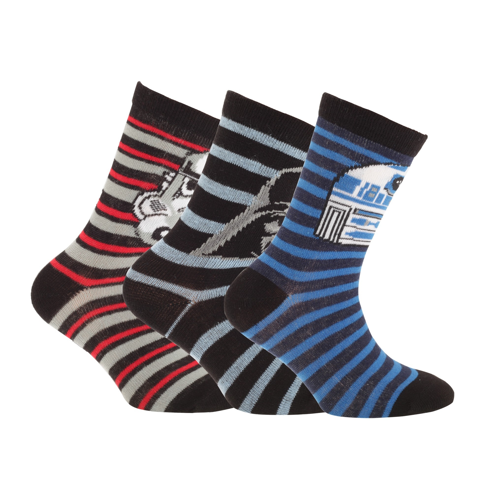 Disney Star Wars 3 Pack Kids Socks