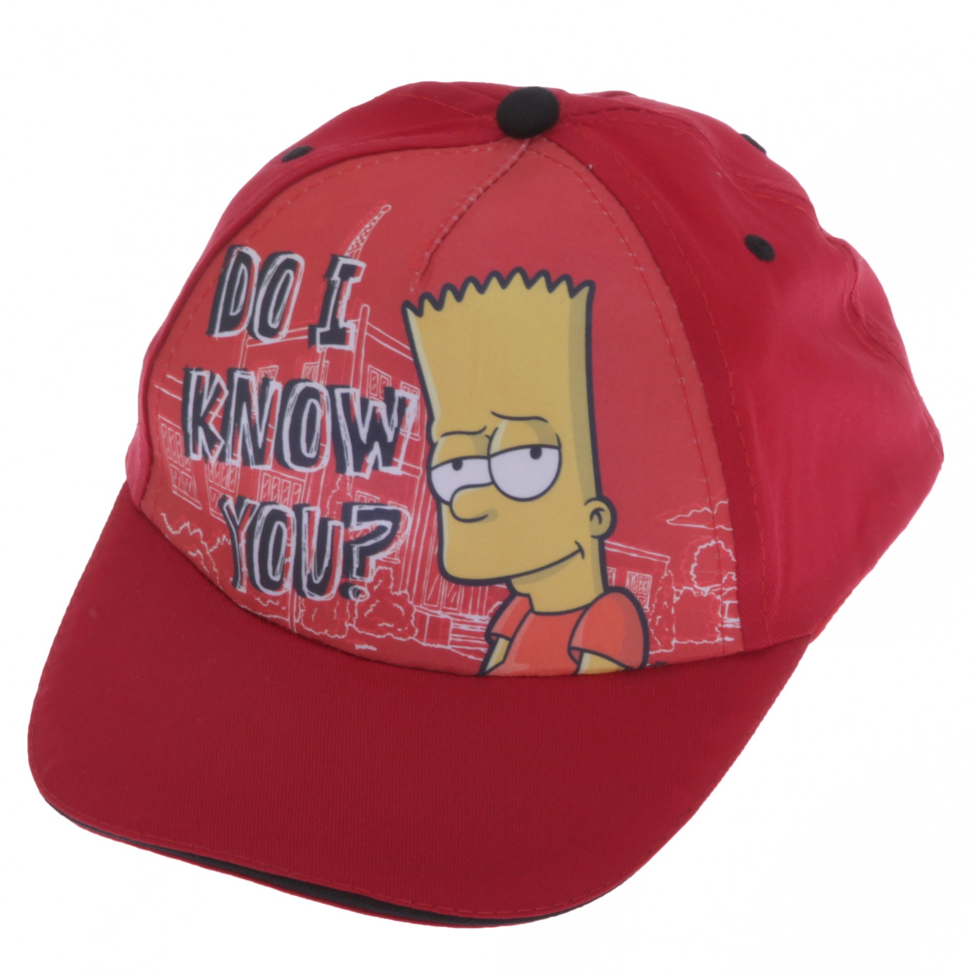 Childrens Kids Boys Bart Simpson Adjustable Baseball Cap Hat KC435