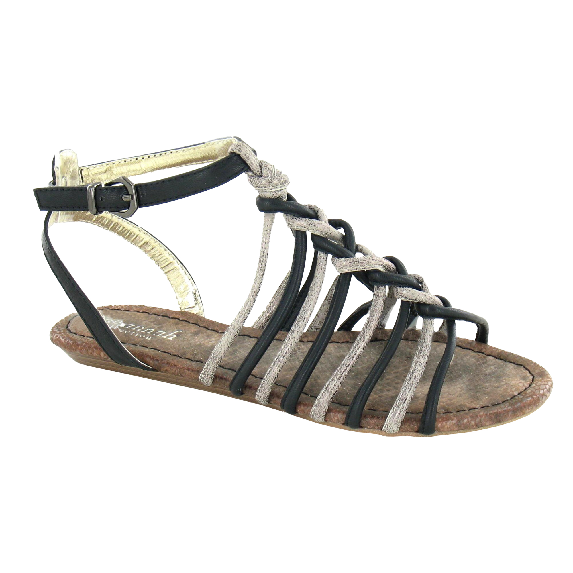 Womens/Ladies Interwoven Gladiator Sandals Womens/Ladies Interwoven Gladiator Sandals