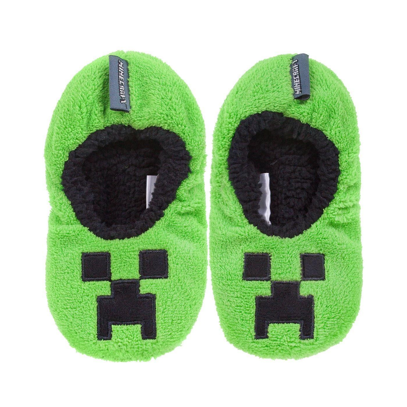 Minecraft Official Boys Creeper Slipper Socks (NS4998) eBay