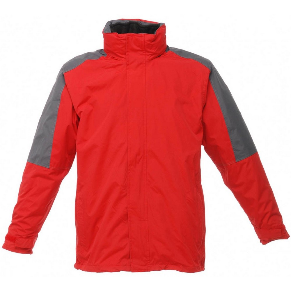 triode 3 layer waterproof shell jacket black pepper red