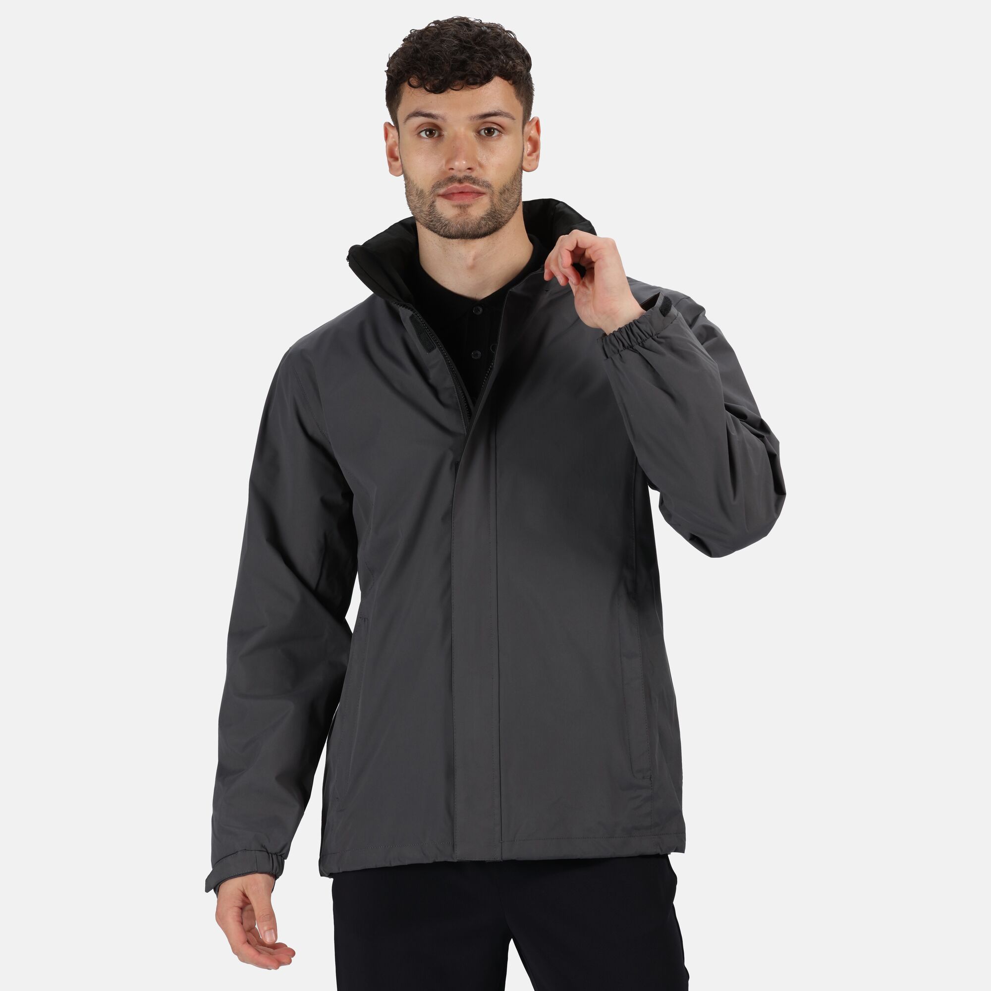 Mens Regatta Standout Ardmore Waterproof Windproof Shell Concealed Hood Jacket Mens Regatta Standout Ardmore Waterproof Windproof Shell Concealed Hood Jacket