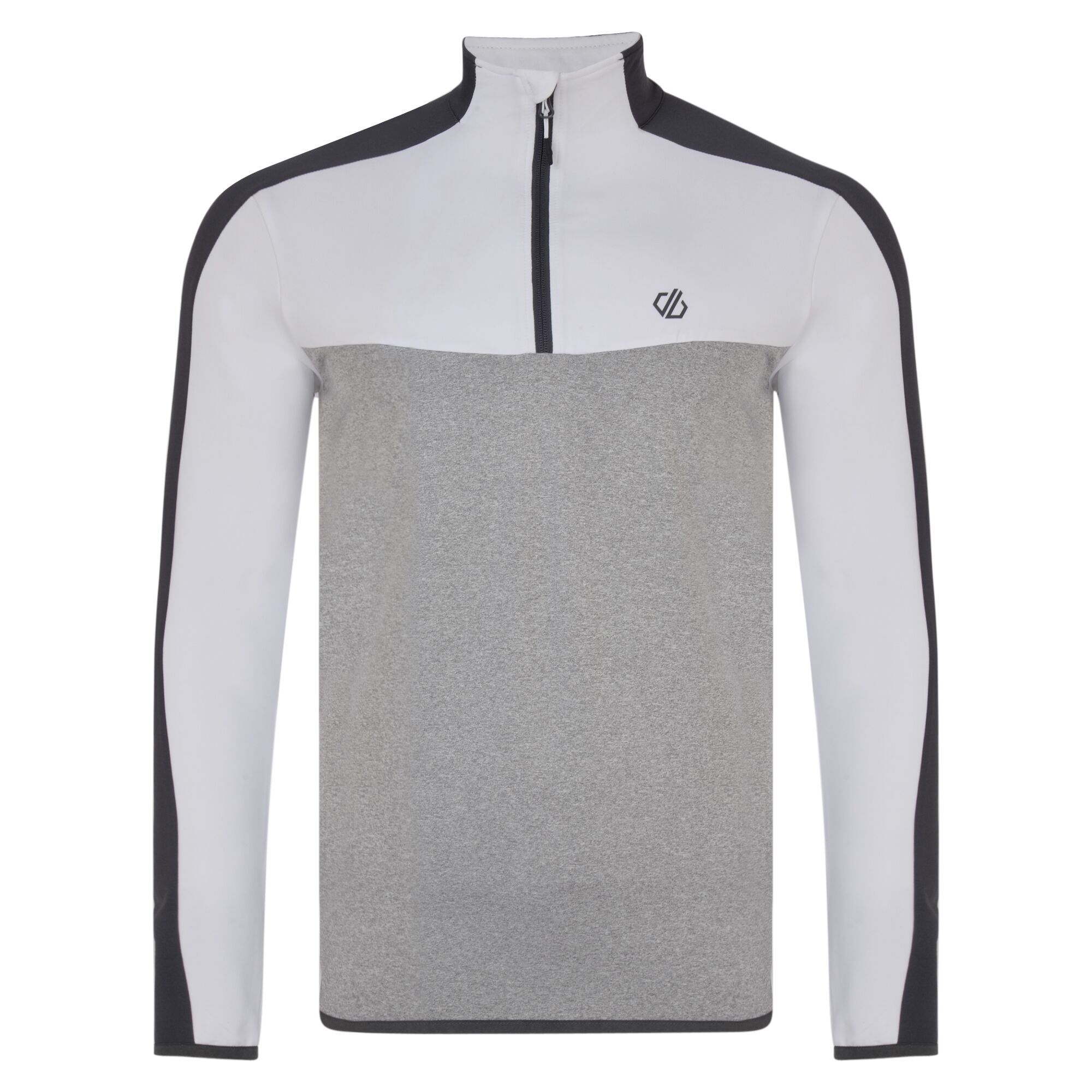 Dare 2B Mens Depose Stretch Midlayer (XXL) (Ebony/Ash Grey)